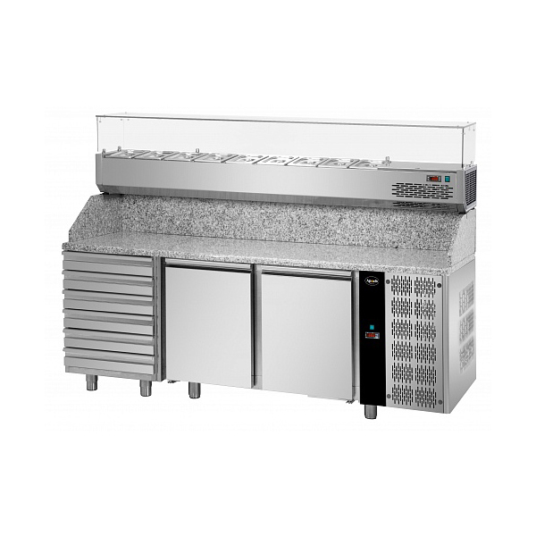 Стол для пиццы Apach APZ03D6+VR4 200 VD